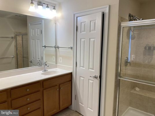 Bathroom, Dual Sink Vanities, Glass Shower, Interior
