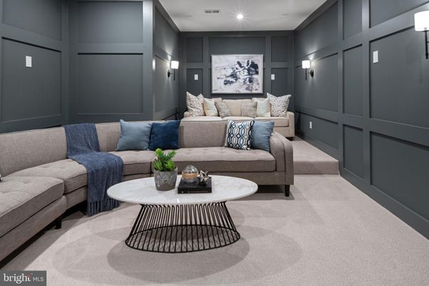 Interior, Living room, Recessed Lighting