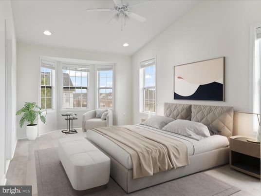 Bedroom, Interior, Recessed Lighting