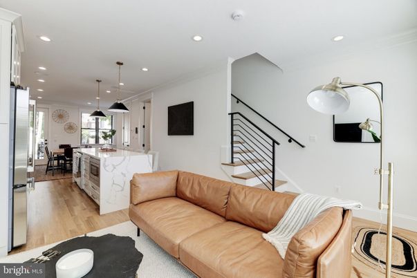 Dining room, Interior, Kitchen, Living room, Pendant Lights, Recessed Lighting, Wood Texture Flooring