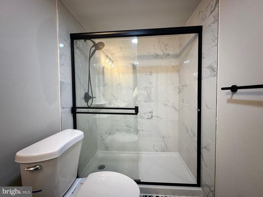 Bathroom, Glass Shower, Interior, Marble Walls