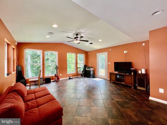 Interior, Living room, Recessed Lighting