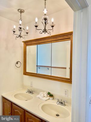 Bathroom, Chandelier, Dual Sink Vanities, Interior
