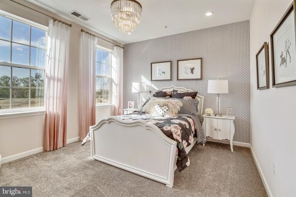 Bedroom, Chandelier, Interior, Recessed Lighting