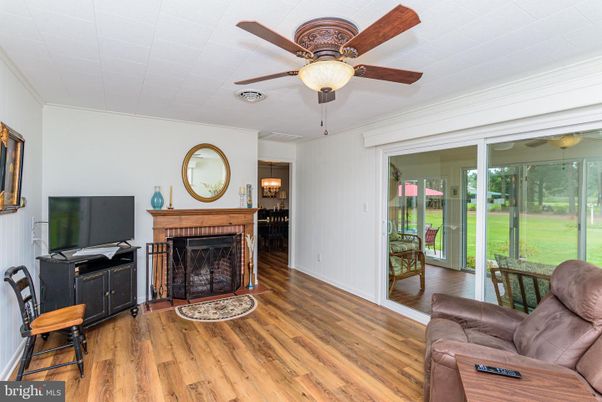 Fireplace, Interior, Wood Texture Flooring