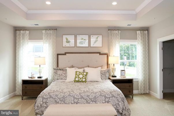 Bedroom, Interior, Recessed Lighting