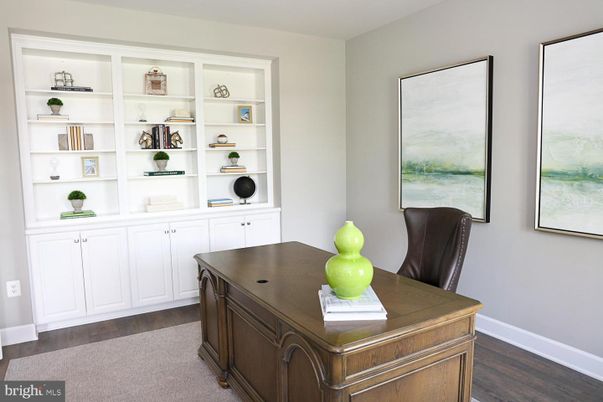 Home Office, Interior, Wood Texture Flooring