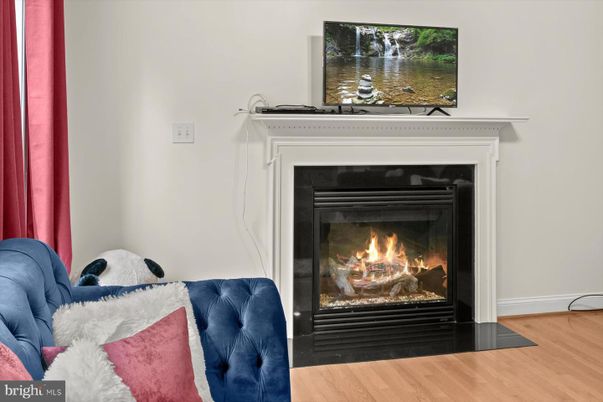 Fireplace, Interior, Wood Texture Flooring