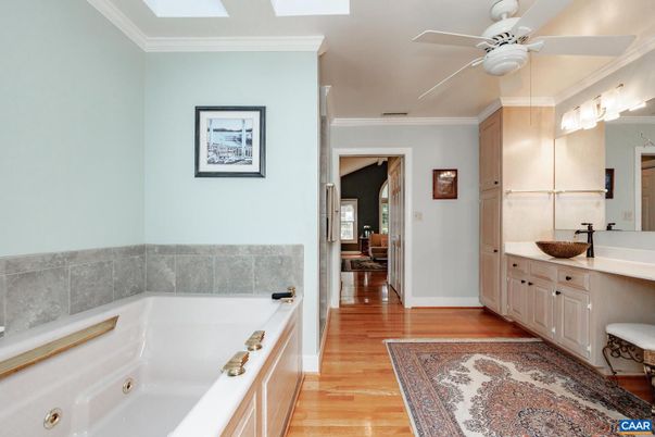 Bathroom, Interior, Wood Texture Flooring