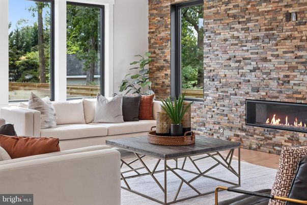 Fireplace, Interior, Living room, Stone Walls, Wood Texture Flooring