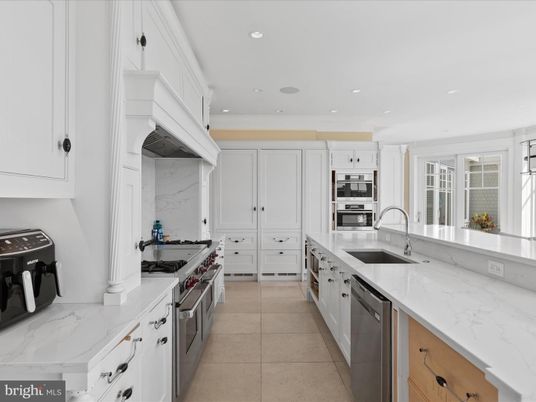 Interior, Kitchen, Recessed Lighting, Stainless Steel Appliances