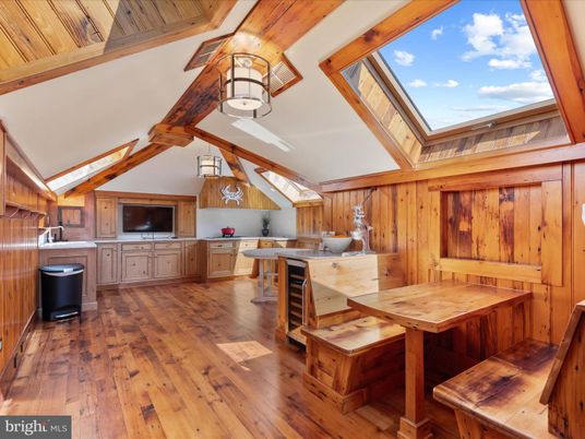 Dining room, Interior, Kitchen, Wooden Beams, Wooden Ceilings, Wood Texture Flooring, Wooden Walls