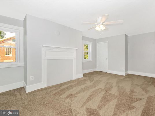 Empty room, Fireplace, Interior