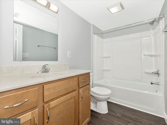 Bathroom, Glass Shower, Interior, Wood Texture Flooring