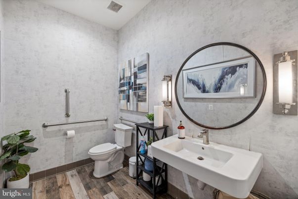 Bathroom, Interior, Wood Texture Flooring