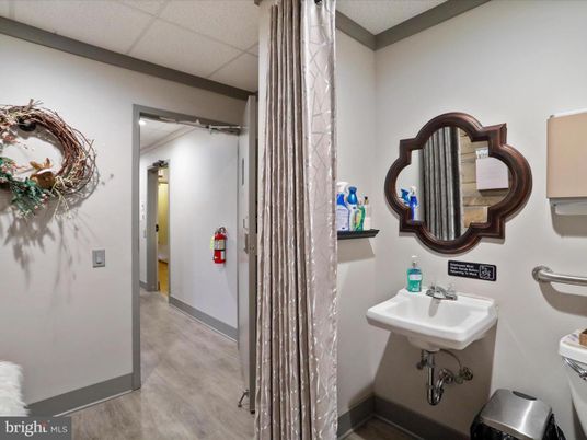 Bathroom, Interior, Wood Texture Flooring