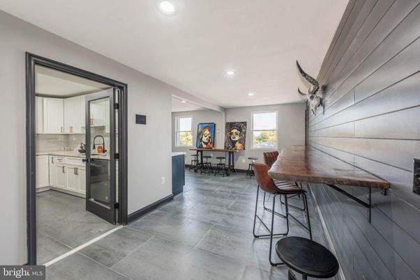 Dining room, Interior, Kitchen, Recessed Lighting
