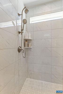 Bathroom, Glass Shower, Interior, Marble Walls