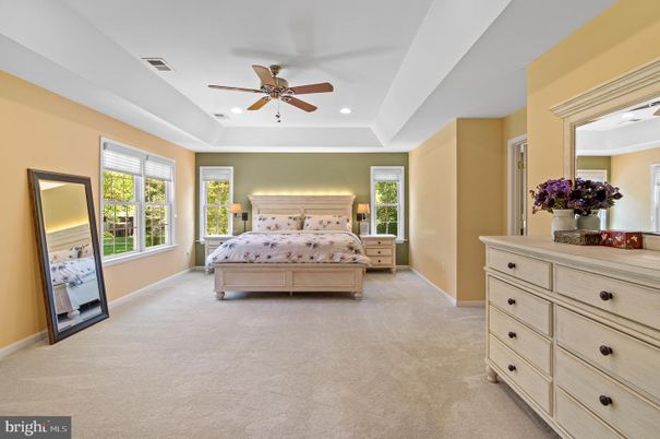 Bedroom, Interior, Recessed Lighting