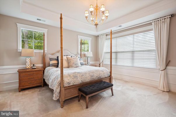 Bedroom, Chandelier, Interior
