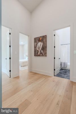 Bathroom, Empty room, Interior, Wood Texture Flooring