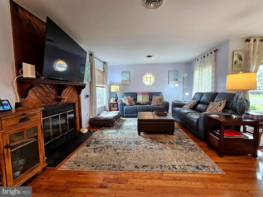 Fireplace, Interior, Living room, Wood Texture Flooring