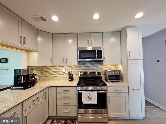 Interior, Kitchen, Recessed Lighting, Stainless Steel Appliances