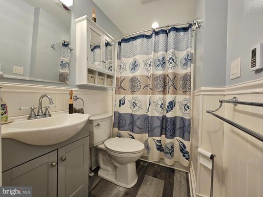 Bathroom, Interior, Wood Texture Flooring