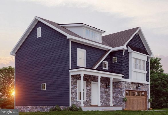 Attached, Exterior, Facade, Brick Facade, Farmhouse