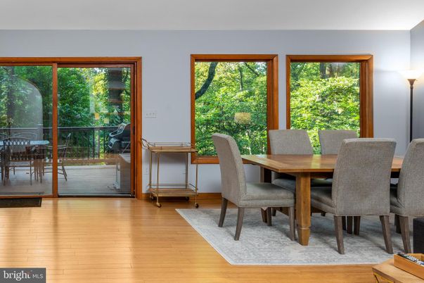 Dining room, Interior, Wood Texture Flooring