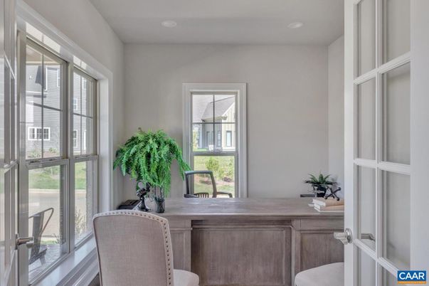 Home Office, Interior, Recessed Lighting