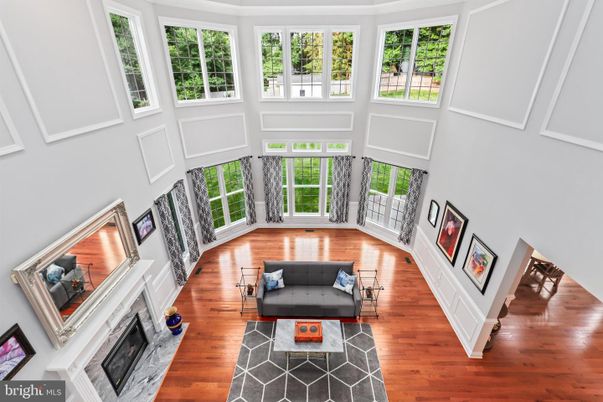Fireplace, Interior, Living room, Sun Room, Wood Texture Flooring