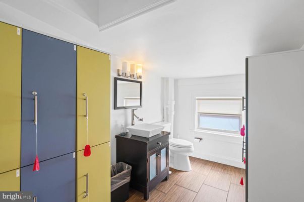 Bathroom, Interior, Wood Texture Flooring