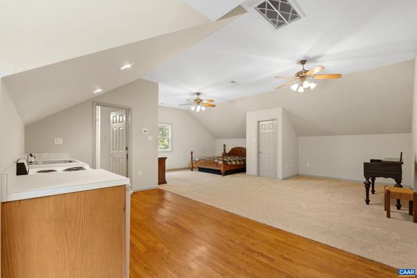 Interior, Piano, Recessed Lighting, Wood Texture Flooring