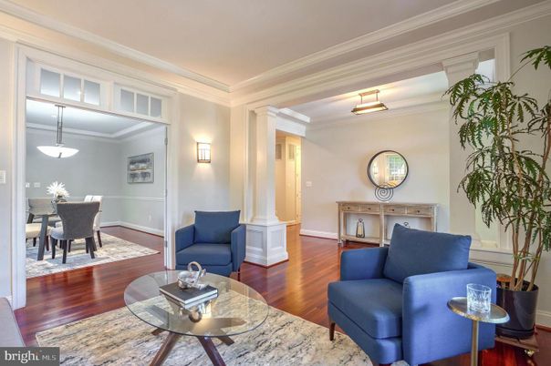 Dining room, Interior, Living room, Pendant Lights, Wood Texture Flooring