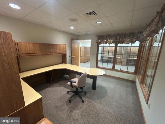 Home Office, Interior, Recessed Lighting