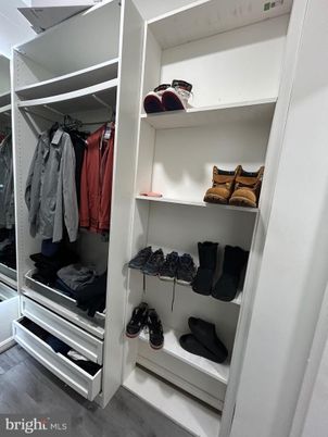 Interior, Walk-in Closets, Wood Texture Flooring
