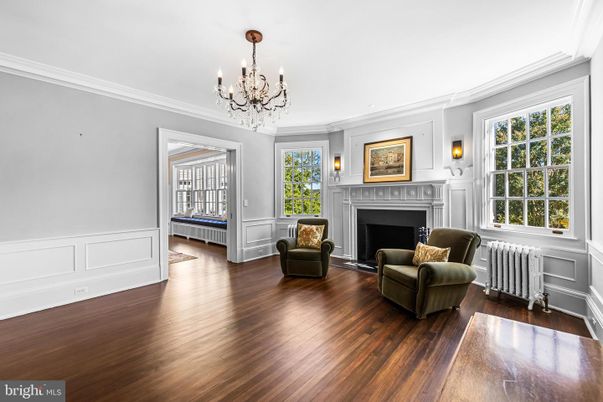 Chandelier, Fireplace, Interior, Wood Texture Flooring