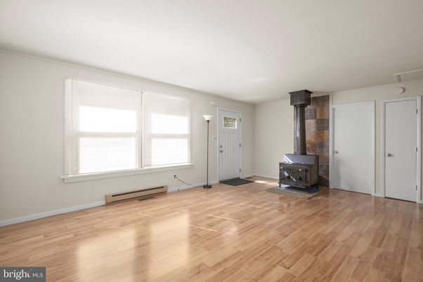 Empty room, Fireplace, Interior, Wood Texture Flooring