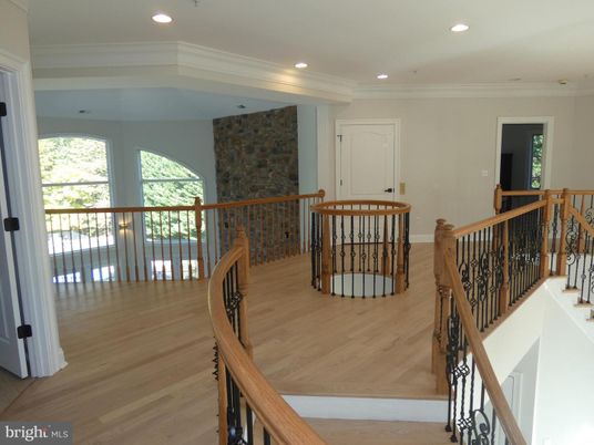 Interior, Recessed Lighting, Stone Walls, Wood Texture Flooring