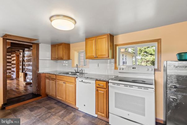 Interior, Kitchen, Wood Texture Flooring