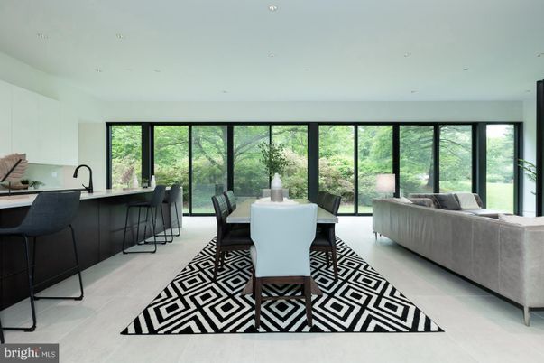 Dining room, Interior, Kitchen, Living room, Recessed Lighting