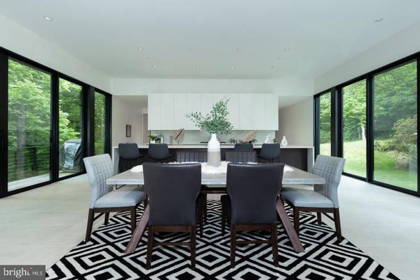 Dining room, Interior, Kitchen, Recessed Lighting