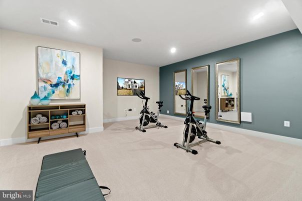 Fitness Equipment, Interior, Recessed Lighting