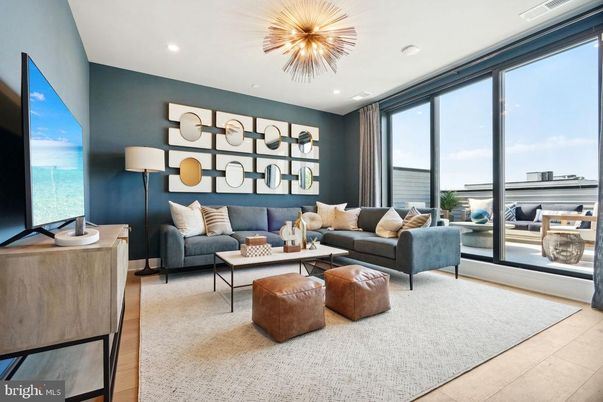 Interior, Living room, Recessed Lighting