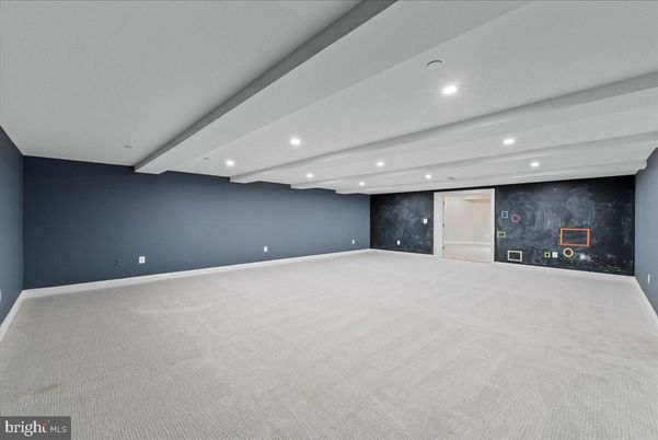Empty room, Fireplace, Interior, Recessed Lighting