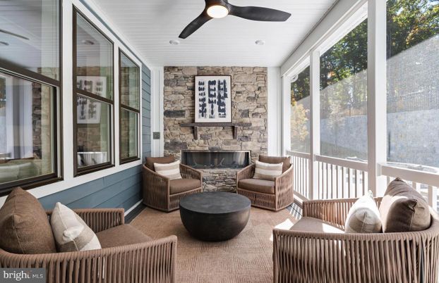 Interior, Living room, Stone Walls, Sun Room