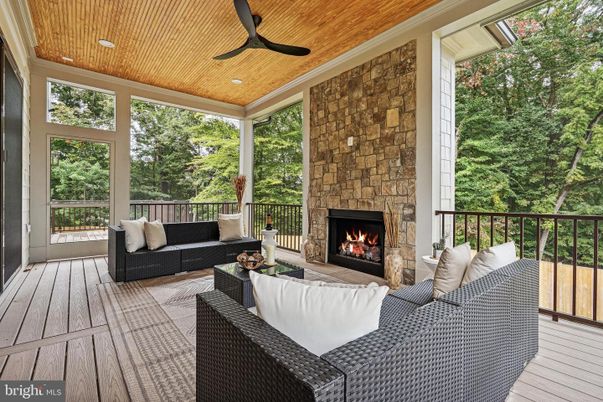 Exterior, Fireplace, Stone Walls, Wooden Ceilings