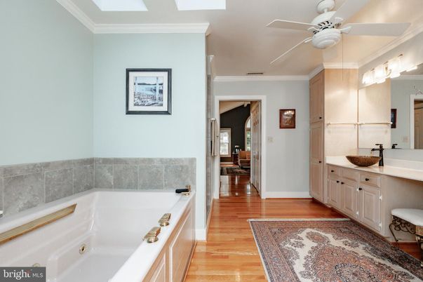 Bathroom, Interior, Wood Texture Flooring