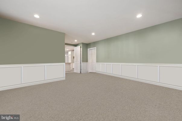Empty room, Interior, Recessed Lighting